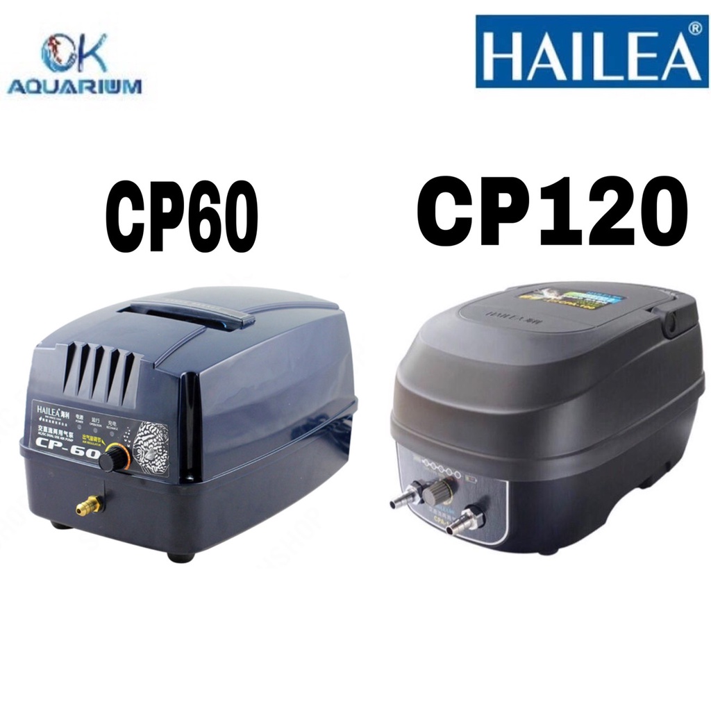 อาหารและอุปกรณ์สัตว์เลี้ยง Hailea ปั้มอ็อกซิเจน cp60 /cp120 ปั้มลม มีแบตเตอร์รี่สำรองไฟ ราคา 2,450 บาท*ส่งฟรี