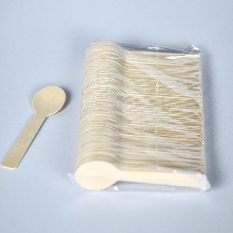 ช้อนไม้ไอศครีม แพคละ 100 ชิ้น ราคา 69 บาท*ส่งฟรี