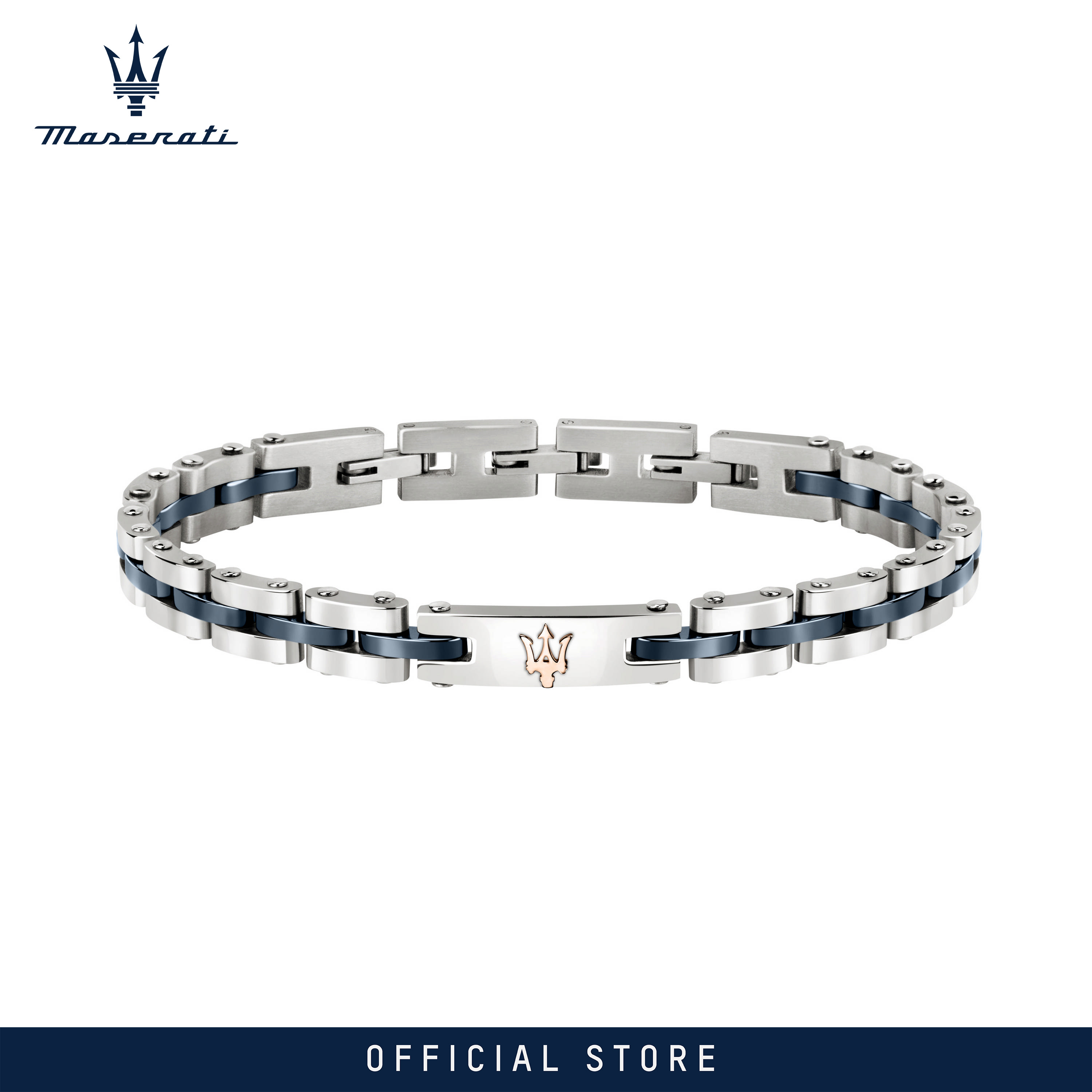Maserati Jewels 210mm Men's Stainless Steel กำไลข้อมือ JM220ASR08 (Adjustable) ราคา 2,977 บาท*ส่งฟรี