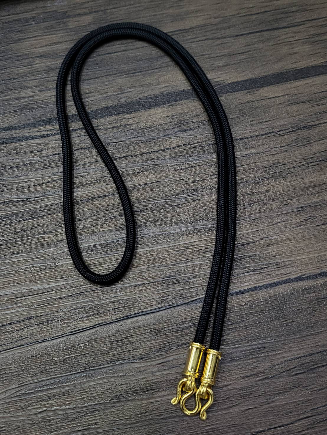 Thongpueang Thongsauy, a Master Goldsmith. Umbrella Rope Necklace Genuine Gold-Plated Spare Parts Necklace, Does Not Peel, Does Not Blacken, Can Be Worn in the Shower. ราคา 350 บาท*ส่งฟรี