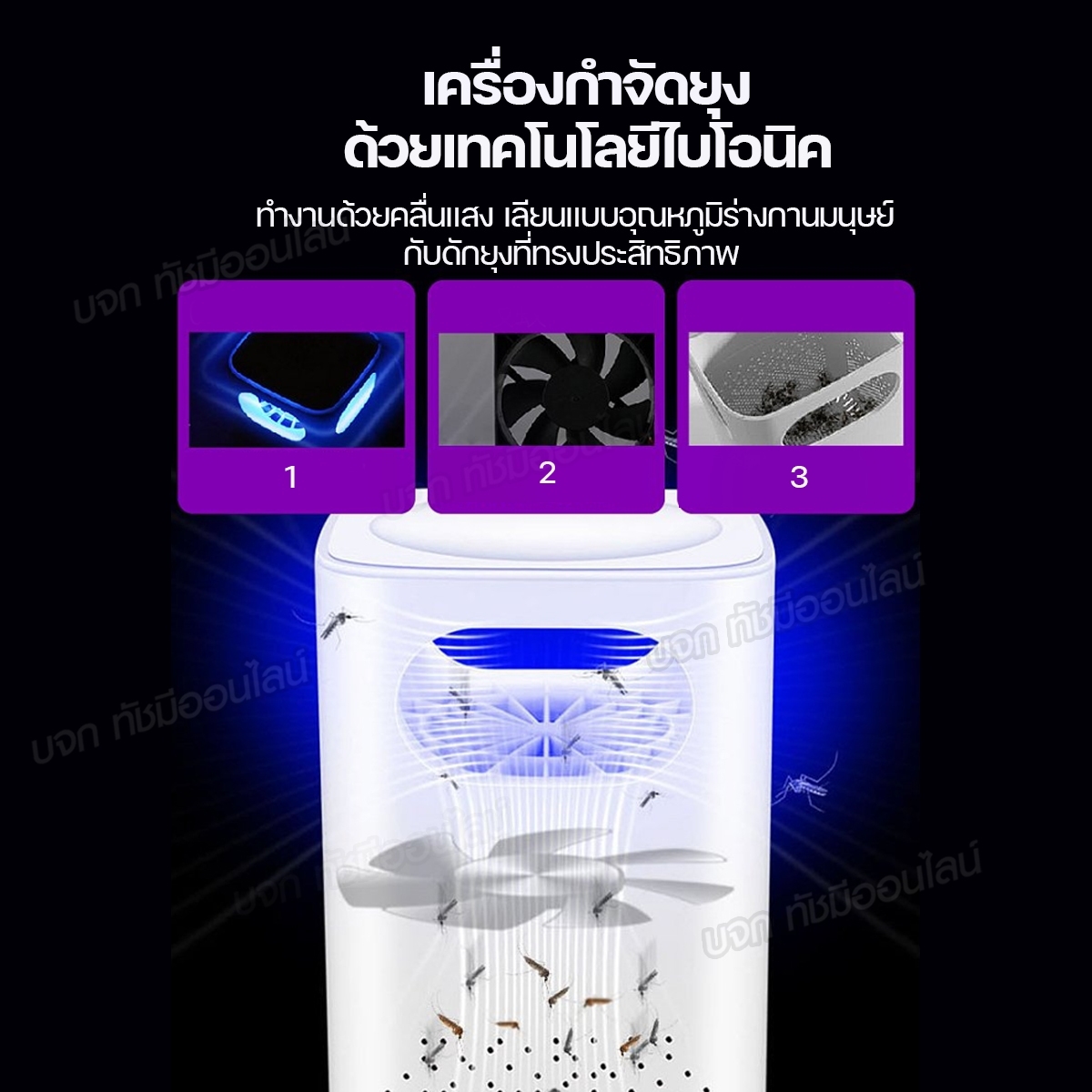 เครื่องดักยุงไฟฟ้า LKS-2019 ที่ดักยุง ไฟดักยุง เครื่องไล่ยุง โคมดักยุง LKS2019 โคมไฟดักยุง ดักแมลง กะทัดรัด ใช้งานง่าย ราคา 239 บาท*ส่งฟรี