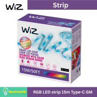 WiZ RGB LED Strip 15m ไฟเส้นอัจฉริยะเปลี่ยนสีได้ 16 ล้านสี ขนาด 15 เมตร (ตัดได้ต่อไม่ได้)
