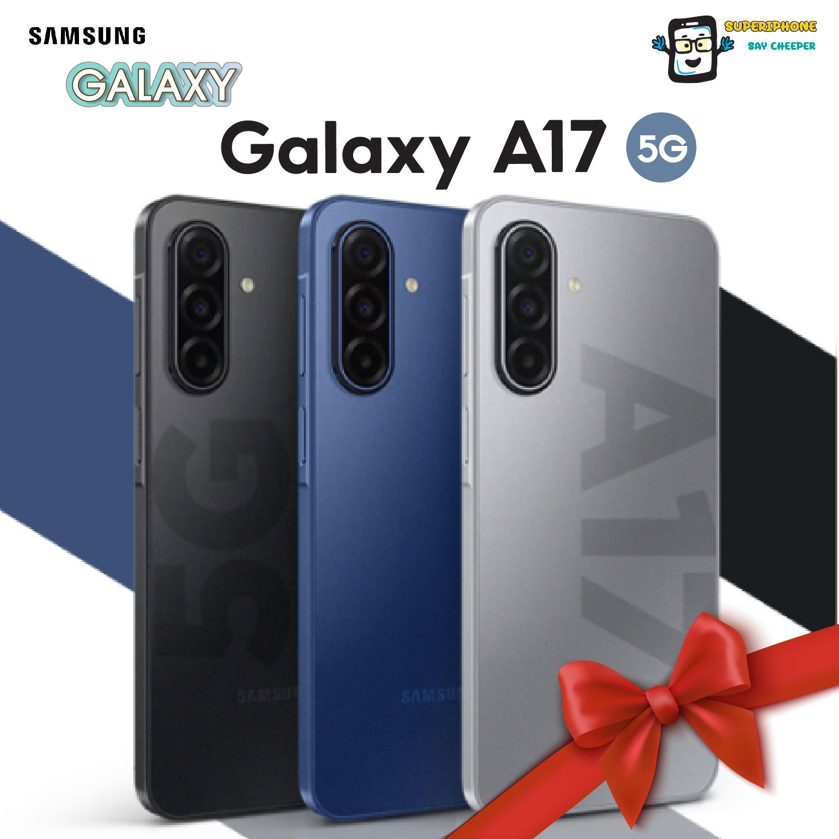 Samsung Galaxy A17 5g Model (8/128Gb) Complete Specs, Super Amoled Screen (by Lazada Supertphone) ราคา 6,655 บาท*ส่งฟรี