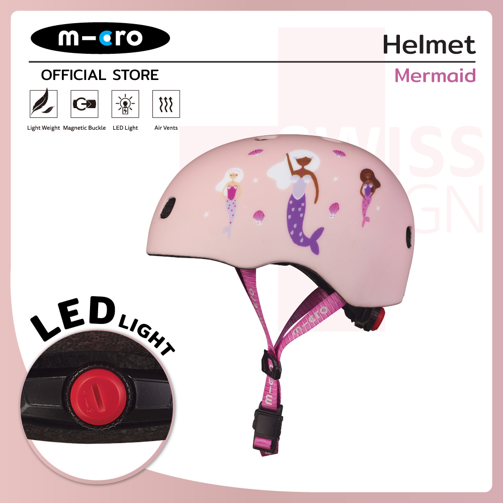 Micro Helmet Mermaid หมวกกันน็อคสีสันน่ารักสดใส ราคา 2,700 บาท*ส่งฟรี