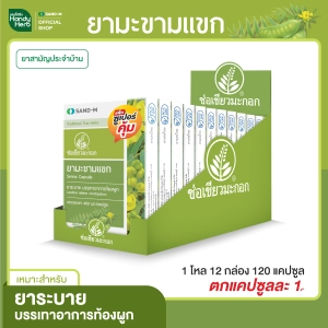 ภาพหน้าปกสินค้าHandyherb (ช่อเขียวมะกอก) มะขามแขก  (1 โหล 12 แผง) สมุนไพรแก้ท้องผูก ช่วยกระตุ้นการขับถ่าย แก้ท้องผูก ระบายท้อง ที่เกี่ยวข้อง