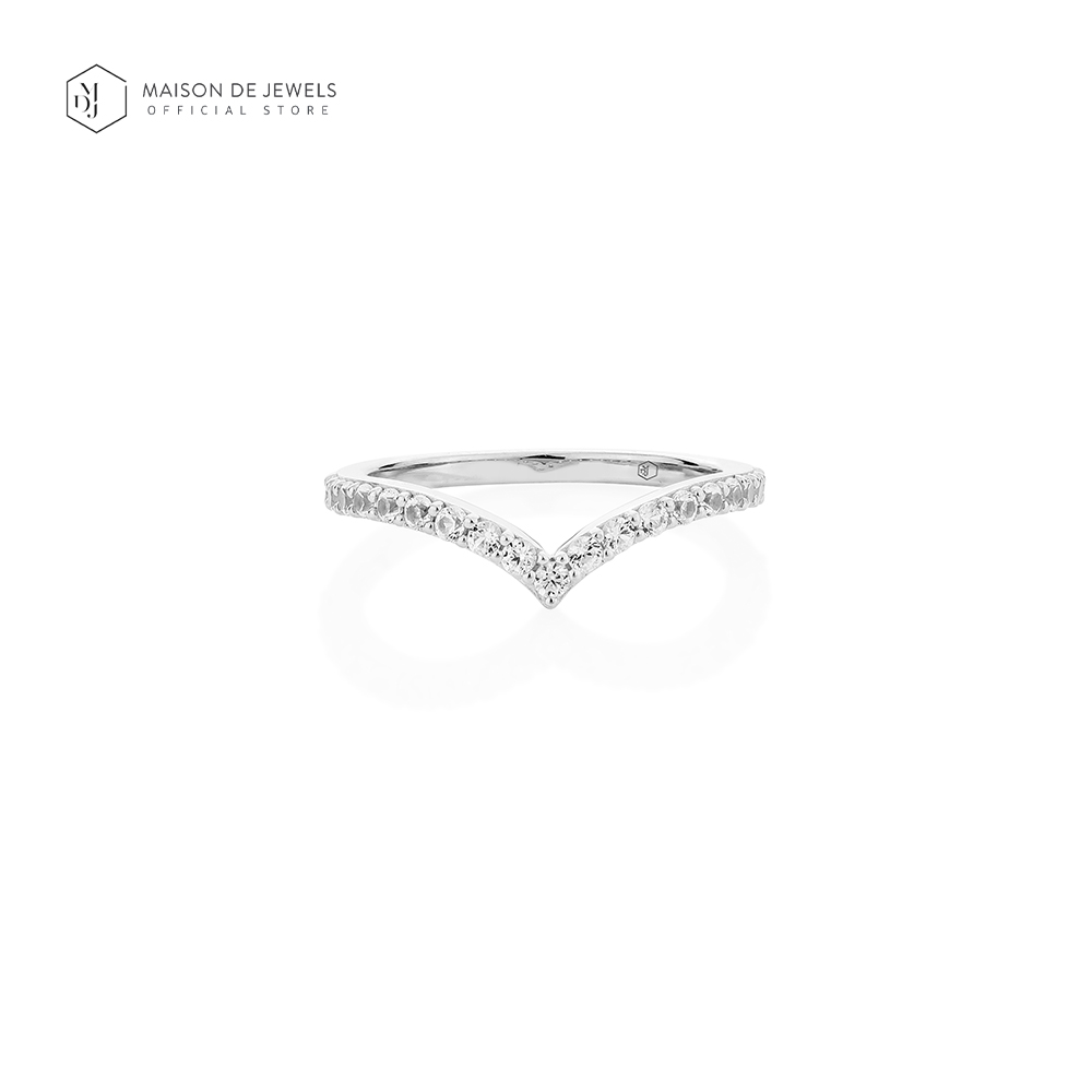 Pre Order Maison De Jewels - Pave Wish Ring, Silver Ring, Rose Gold, Gold, Designer Ring, Diamond Ring ราคา 2,025 บาท*ส่งฟรี