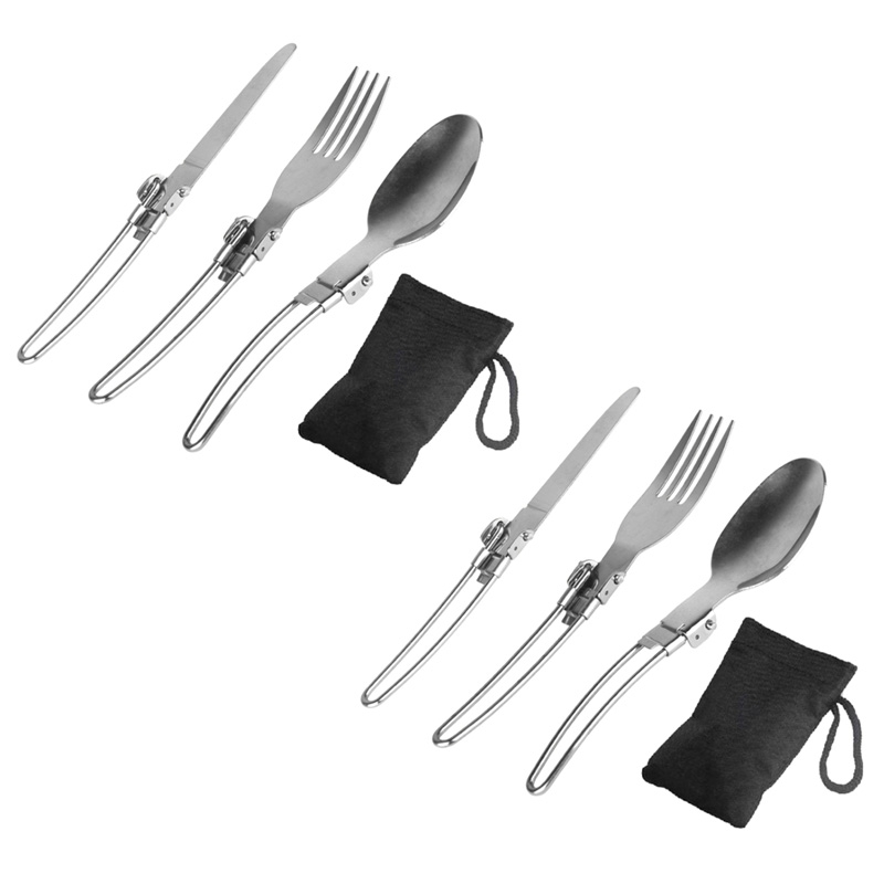 GSI Outdoors Glacier 3Piece Stainless Cutlery Set REI Coop Camping
