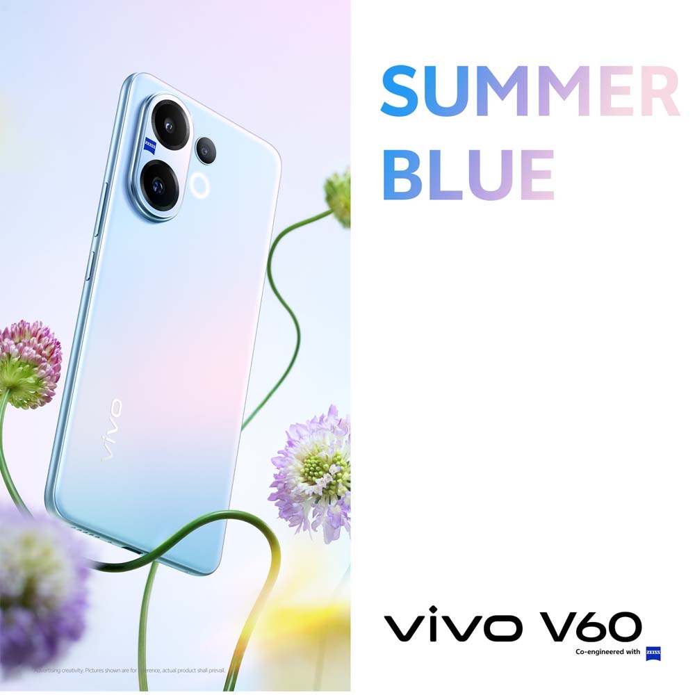 Vivo V.60 (12/256Gb) Battery 6,500Mah ราคา 27,771 บาท*ส่งฟรี