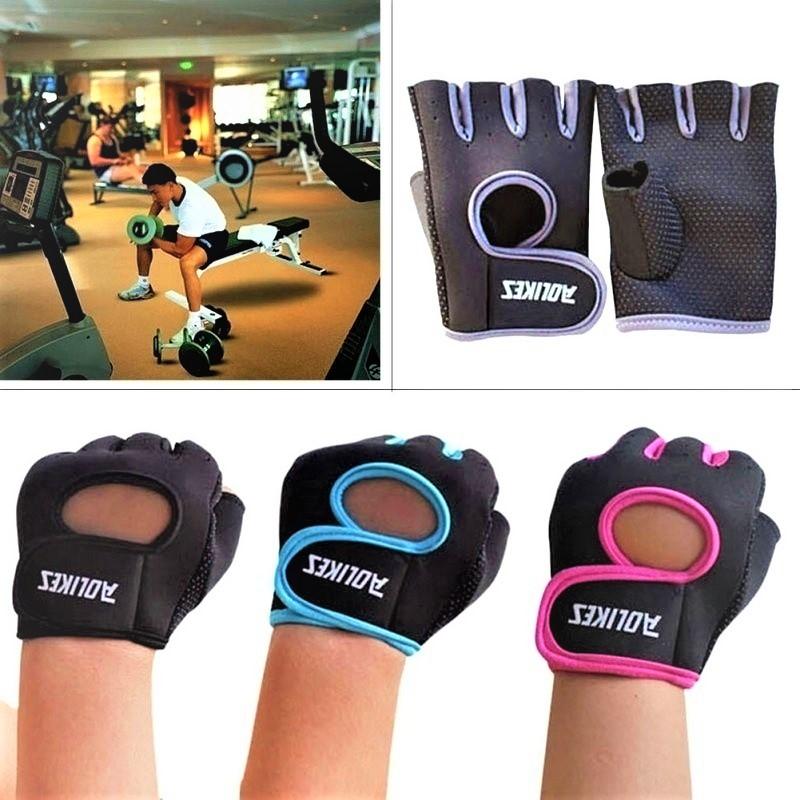 AOLIKES ถุงมือฟิตเนส ถุงมือออกกำลังกาย ถุงมือยกน้ำหนัก #ของแท้ #มี3ขนาด #มี3สี Fitness Glove Weight Lifting ถุงมือออกกำลังกายกันลื่น ถุงมือปั่นจักรยาน ถุงมือยกเวทดัมเบลเล่นเวทเล่นกล้ามเวทเทรนนิ่ง ถุงมือป้องกันฝ่ามือกันมือด้าน ถุงมือฟิตเนสผู้หญิงผู้ชาย