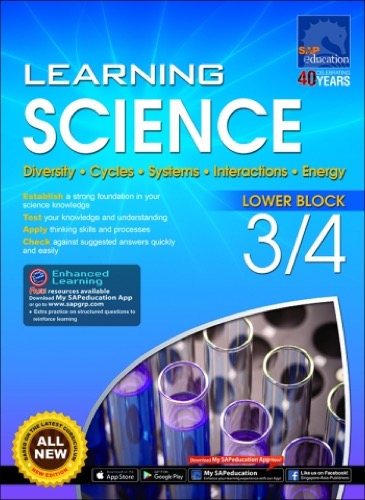 หนังสือส่งเสริมการเรียนรู้ พัฒนาตนเอง หนังสือและเครื่องดนตรี SINGAPORE ASIA PUBLISHERS Sap_Science แบบฝึกหัดสำหรับเกรด 3-4 การเรียนรู้วิทยาศาสตร์เบื้องต้น 3/4 ราคา 435 บาท*ส่งฟรี