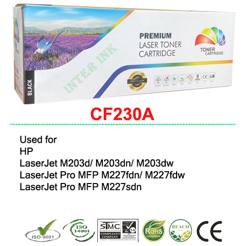 หมึกพิมพ์ HP LaserJet Pro MFP M227fdn / M227fdw / M227sdn (HP CF230A) สีดำ Premium ราคา 190 บาท*ส่งฟรี