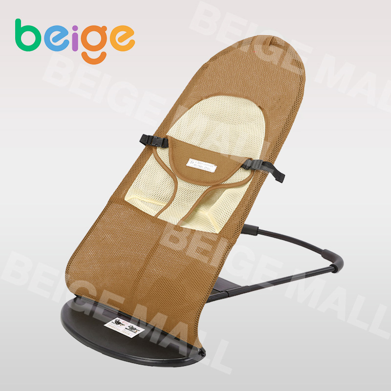 Beige เก้าอี้โยกเด็ก เก้าอี้โยกสำหรับเด็ก 0-24เดือน เก้าอี้โยกทรงตัวสำหรับเด็ก เก้าอี้เด็กแรกเกิด มีของเล่น เก้าอี้เอน ปรับระดับได้ นั่ง โคแอกซ์นอนหลับสบาย ﻿ ﻿ ﻿ ﻿