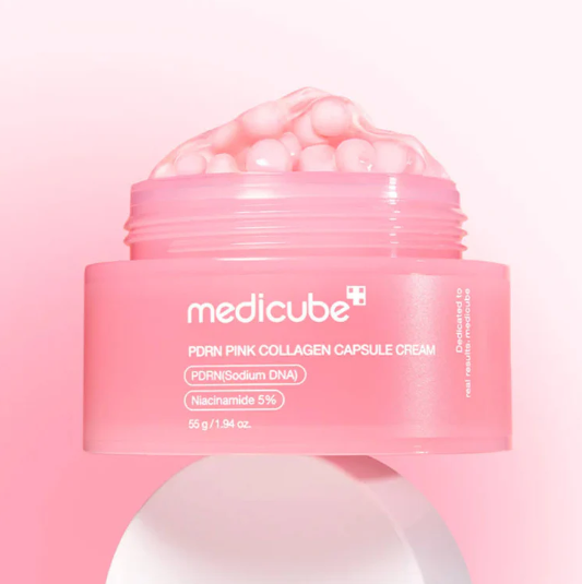 [Imported from South Korea] Medicube Salmon Dna Pdrn Pink Collagen Capsule Cream, Deep Vitamin C Golden Capsule Face Moisturiser, Txa+Niacinamide Capsule Cream | Dual Radiance Moisturizer ราคา 379 บาท*ส่งฟรี