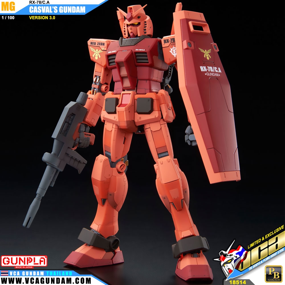 MG RX-78/C.A CASVALS GUNDAM VER 3.0 RX-78/C.A คาสวาล กันดั้ม