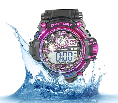 ข้อมูลเกี่ยวกับ (DZHของแท้) นาฬิกาผู้ชาย นาฬิกากีฬา Sport watch นาฬิกาข้อมือ C-SPORT นาฬิกากันน้ำ100% ทรง สปอร์ท สีรุ่งไล่สี RC778-3
