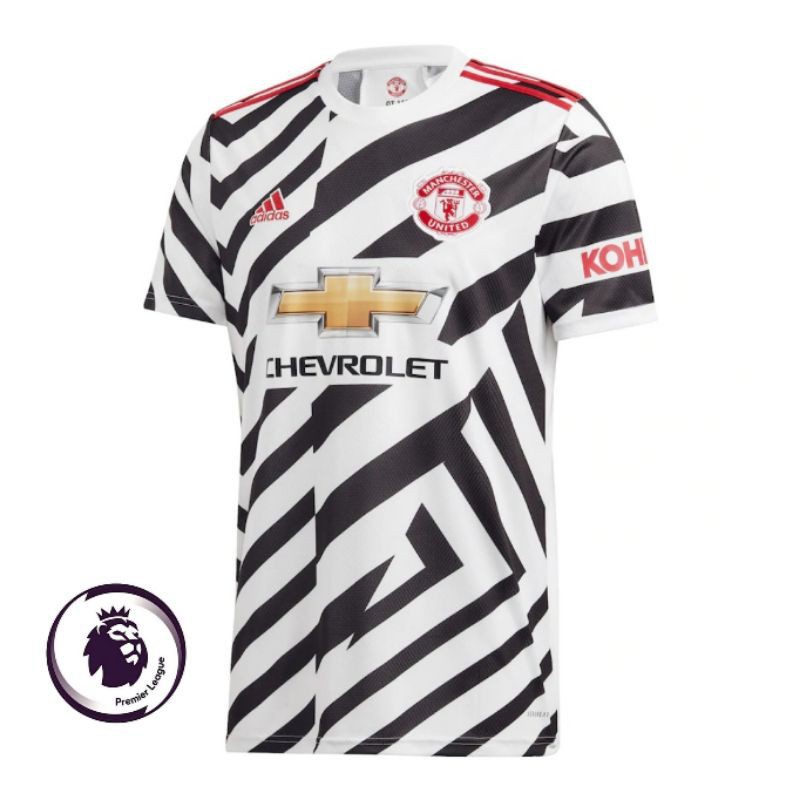 โปรโมชัน Manchester United เสื้อแมนยู เสื้อแมนเชสเตอร์ ยูไนเต็ต ชุดเยือน Thrid เสื้อฟุตบอลเกรด แฟนบอล AAA 2020/21 ราคาถูก ฟุตบอล