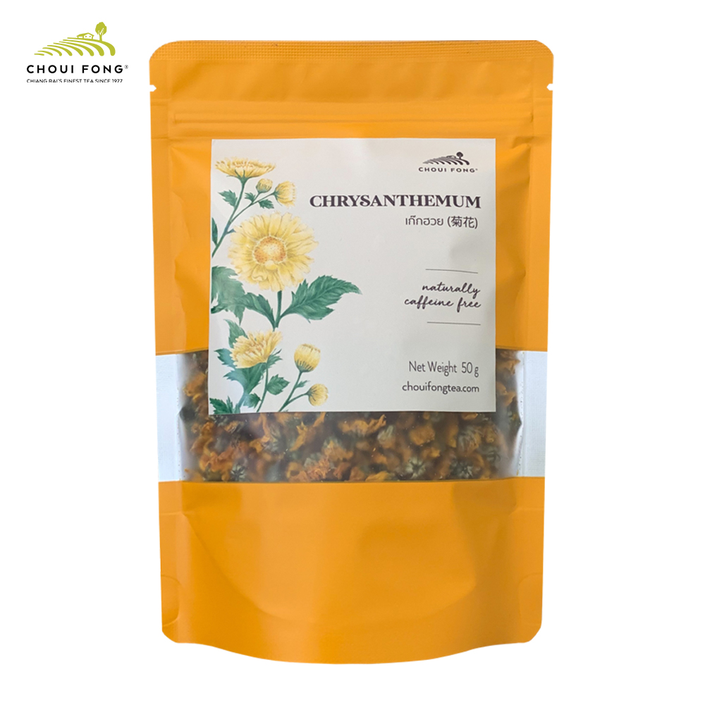 ฉุยฟง ดอกเก๊กฮวยอบแห้ง CHOUI FONG Dried Chrysanthemum ขนาด 50 กรัม (ซอง) ราคา 120 บาท*ส่งฟรี