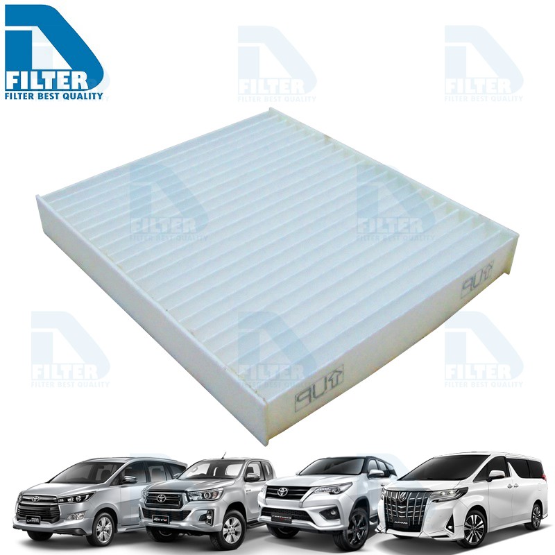 Cabin Air Filter For Toyota Chr,Camry 2018,New Fortuner 2015-2019,Hilux Revo,Innova 2016-2019,Alphard,Vellfire 2015-2019 By D Filter ราคา 80 บาท*ส่งฟรี