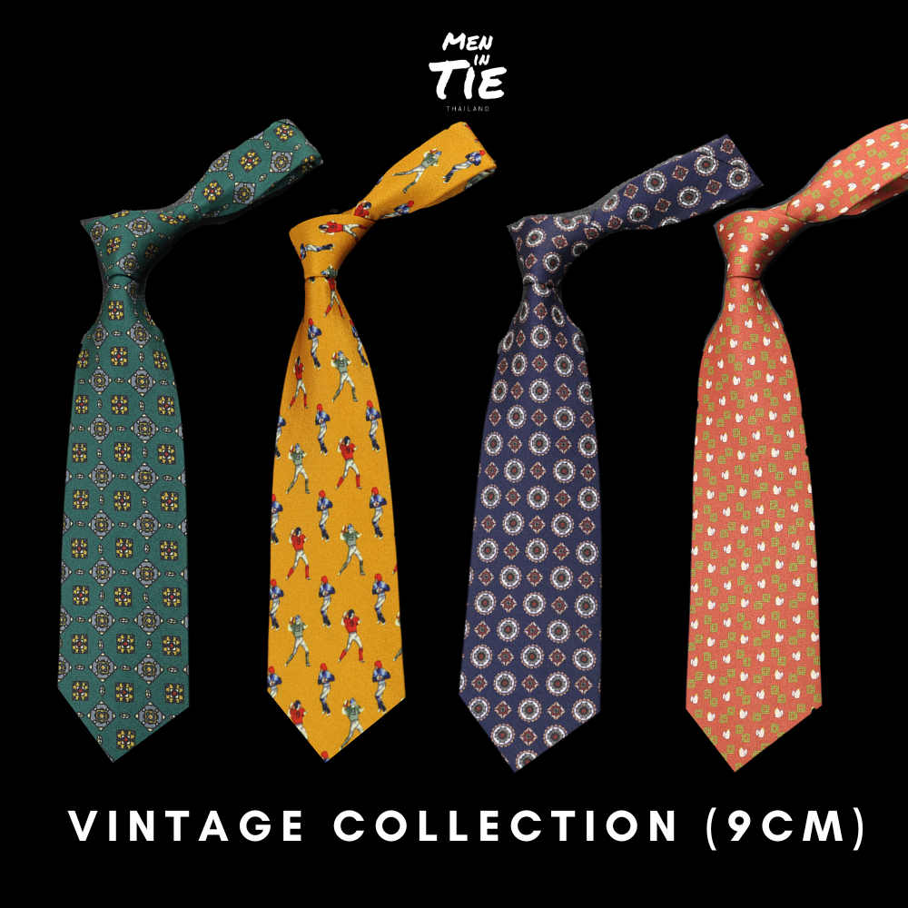9 cm Necktie Vintage collection ราคา 459 บาท*ส่งฟรี