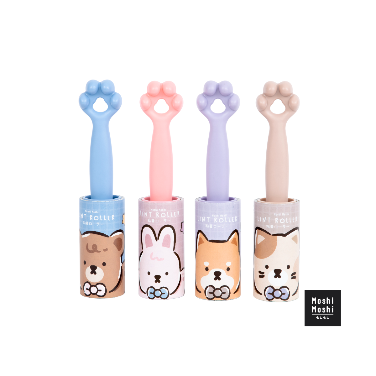 Moshi Moshi ลูกกลิ้งทำความสะอาด ลูกกลิ้งเก็บขน เก็บฝุ่น 50 Sheets รุ่น 8100021665-21668 ราคา 39 บาท*ส่งฟรี