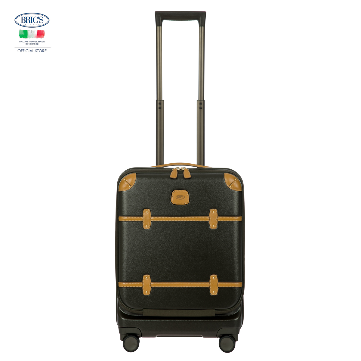 Bric's Milano กระเป๋าเดินทาง มีกระเป๋าซิปหน้า รุ่น Bellagio ขนาด 21 นิ้ว 28312 ราคา 23,850 บาท*ส่งฟรี