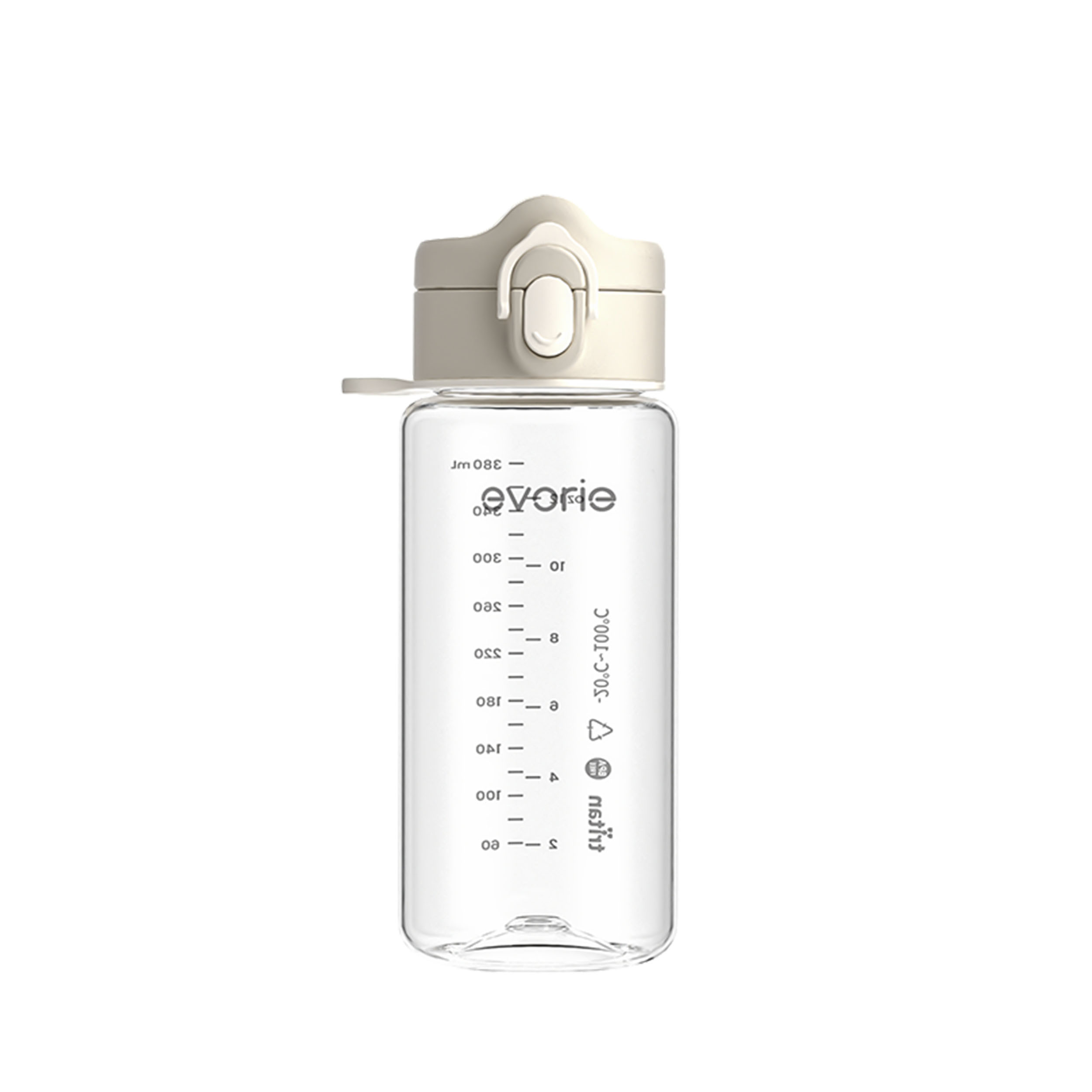 Evorie ขวดน้ำเด็ก 380ml ขวดน้ำ เด็ก อนุบาล เหมาะ พกพาสะดวก และทนต่อการตกหล่นสำหรับเด็กอายุ 2-8 ปี วัสดุ Tritan BPA Free