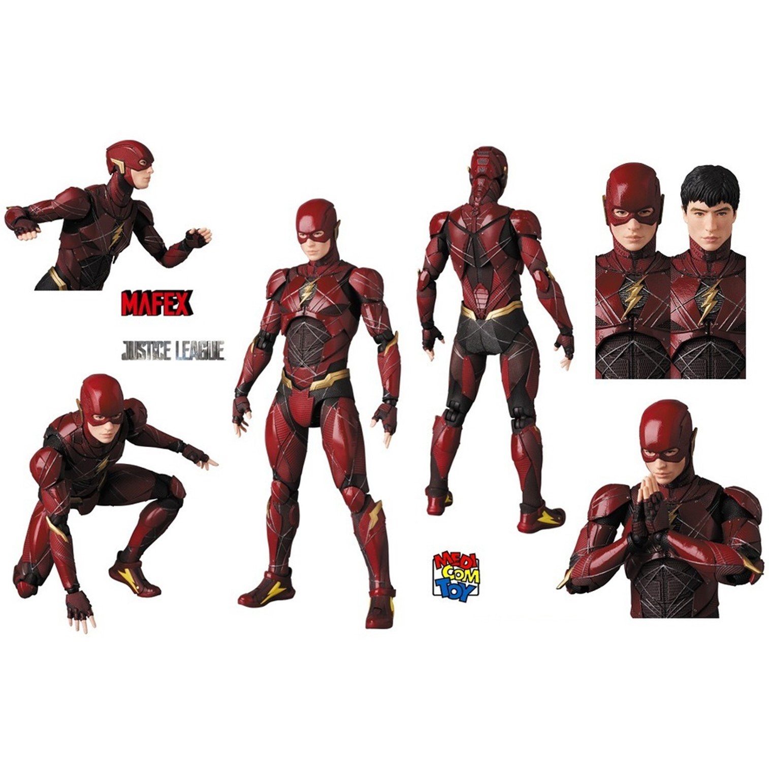 DC Comics Justice League The Flash Mafex No.058 Medicom Action 