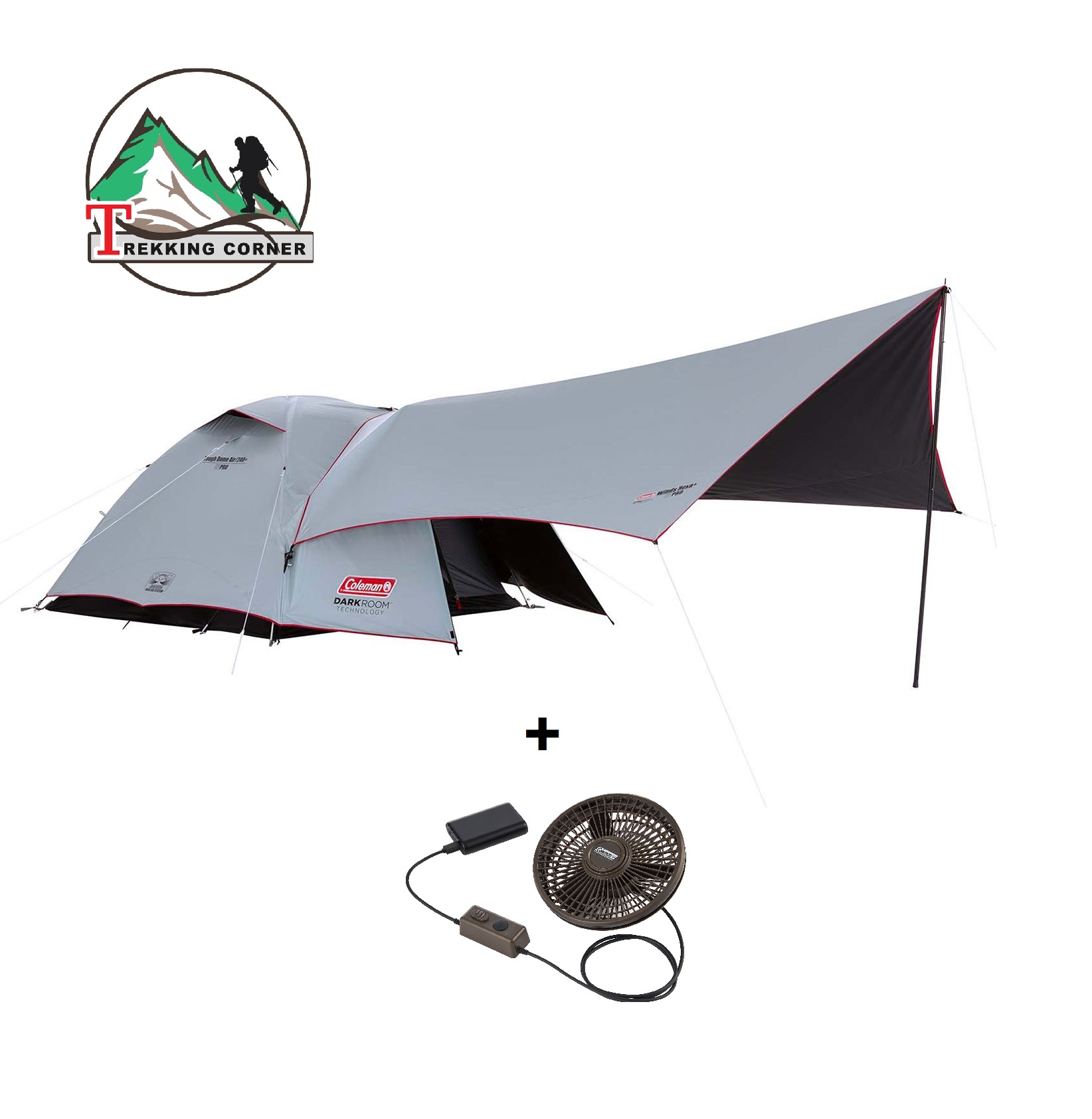 ชุดเต็นท์และพัดลม Coleman Tough Dome Air / 240+ Hexa Set (New 2022) ราคา 17,700 บาท*ส่งฟรี