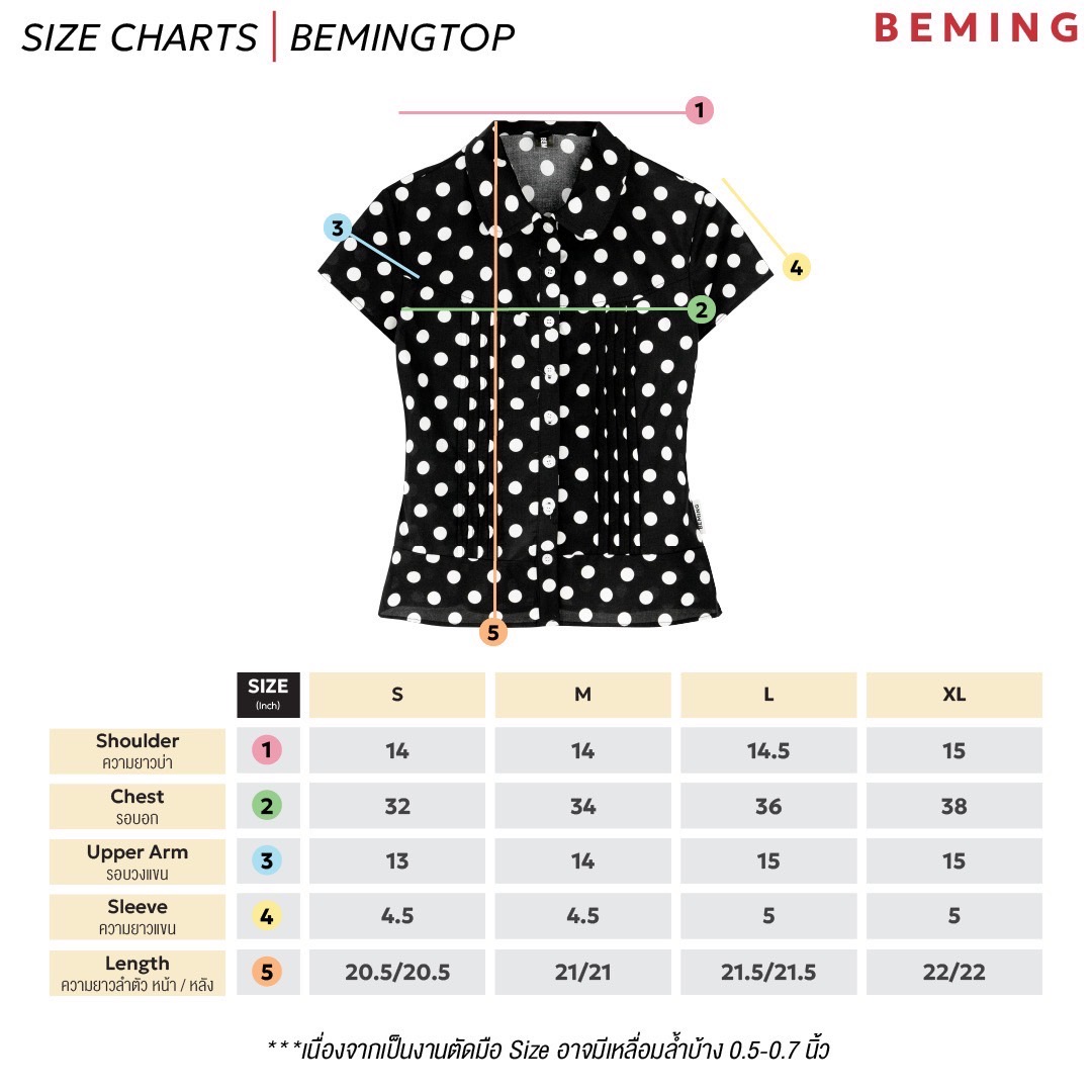 Bemingtop923(S-XL)-Pleat Me Top – เชิ้ตแขนสั้นดีเทลจีบหน้า ทรงสวยใส่ได้ทุกวัน ราคา 425 บาท*ส่งฟรี