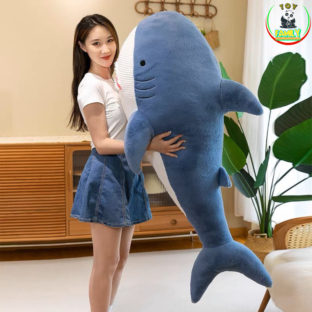 ฉลามวาฬ ขนาด150CM ตัวใหญ่ นุ่มฟู ใช้หนุน ใช้กอดแทนหมอน เขียนการ์ดอวยพรได้ ของขวัญวันเกิด ราคา 299 บาท*ส่งฟรี