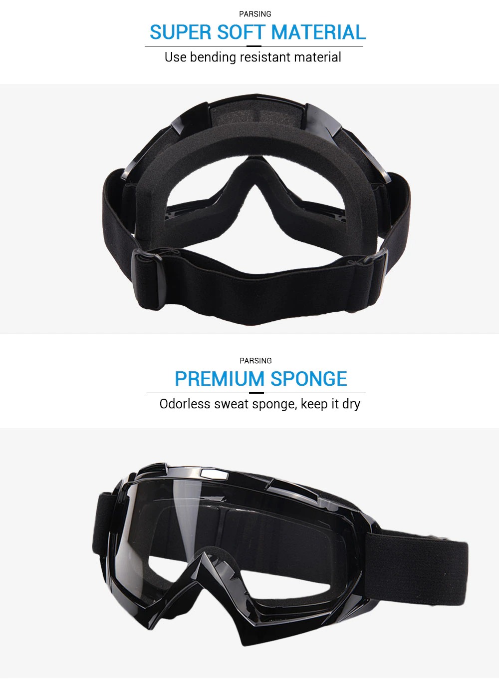 รูปภาพเพิ่มเติมเกี่ยวกับ แว่นกันลม แว่นกันแดด แว่นกันลมมอไซค์ Motocross Goggles Glasses MX Off Road Masque Helmets Goggles Ski Sport Gafas for Motorcycle Dirt