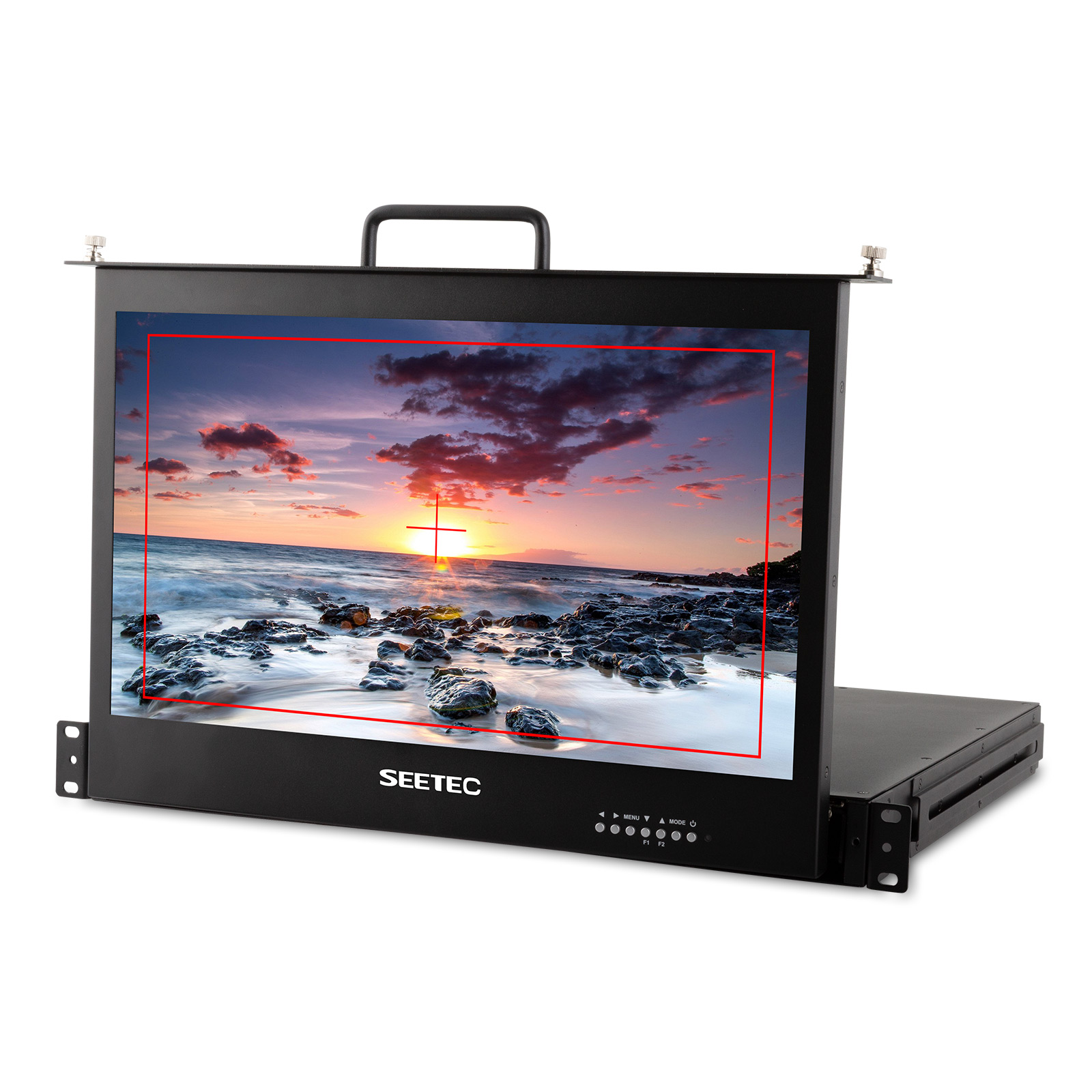 SEETEC SC173-HD 17.3 Inch 1RU Pull Out Rack Mount Broadcast Production Monitor Full HD 1920x1080 with HDMI DVI YPbPr ราคา 23,918 บาท*ส่งฟรี