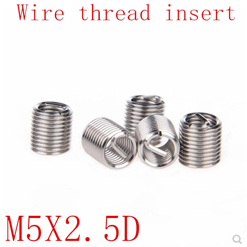 Helicoil V-coil 10pcs m6 x 3D M6*3D metric thread repair insert. 