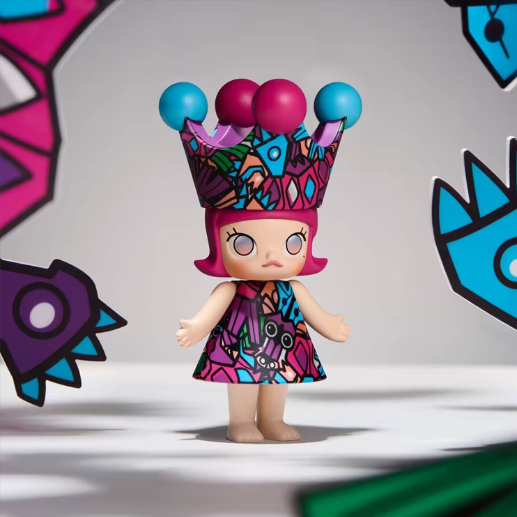 ของเล่นและของสะสม POP MART จากประเทศไทย Mega Royal Molly 100% Series 1 (กล่องตาบอดและยกชุด) ราคา 779 บาท*ส่งฟรี