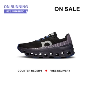 สินค้า ใหม่และแท้ On Running Cloudmonster \" Black Purple \" รองเท้ากีฬา 61.98085 รับประกัน 1 ปี