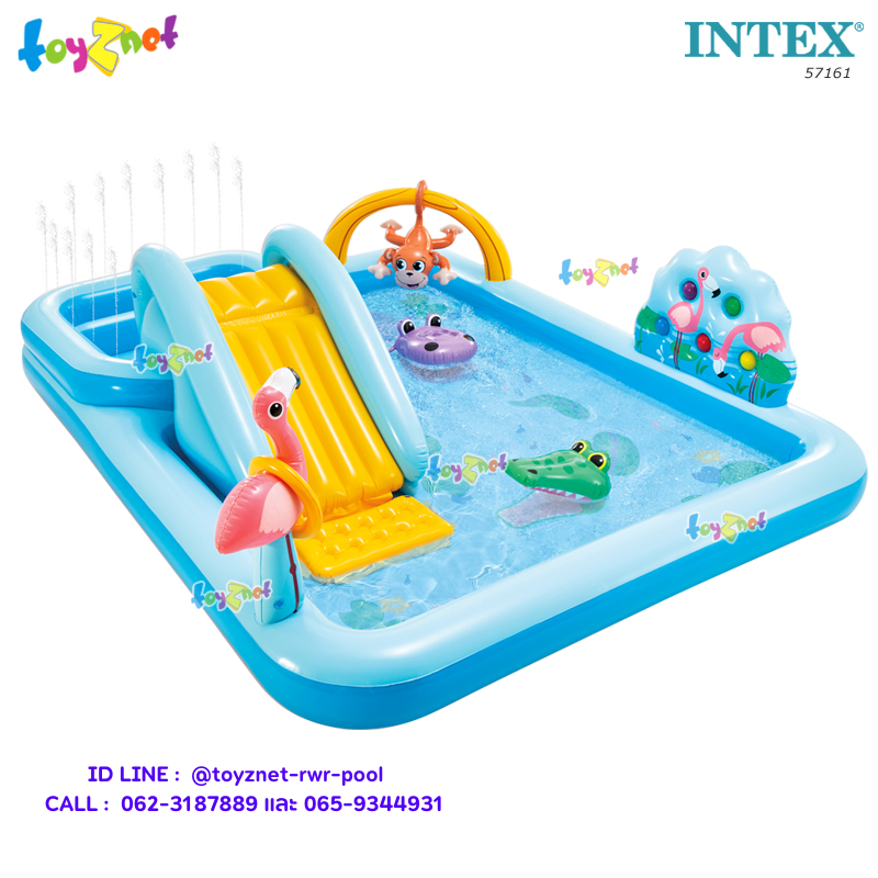 Intex Jungle Adventure Play Center 2.57x2.16x0.84 m no.57161 ราคา 2,599 บาท*ส่งฟรี