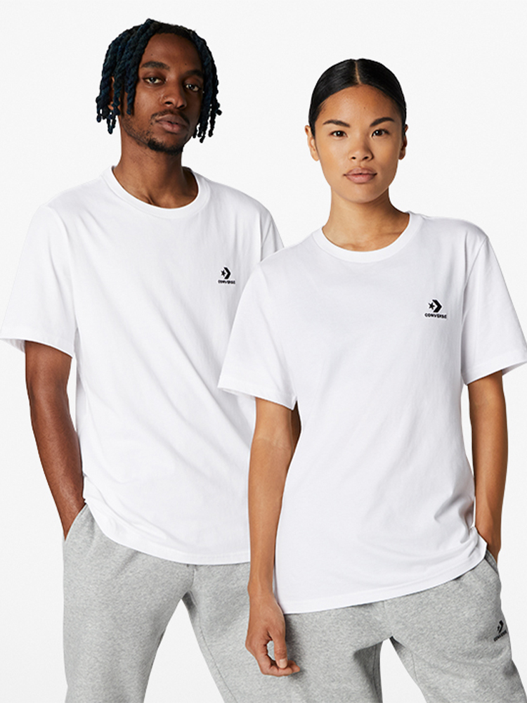 CONVERSE เสื้อ รุ่น CLASSIC LEFT CHEST TEE WHITE - 1323876BU_COWTXX (10023876-A01) ราคา 890 บาท*ส่งฟรี