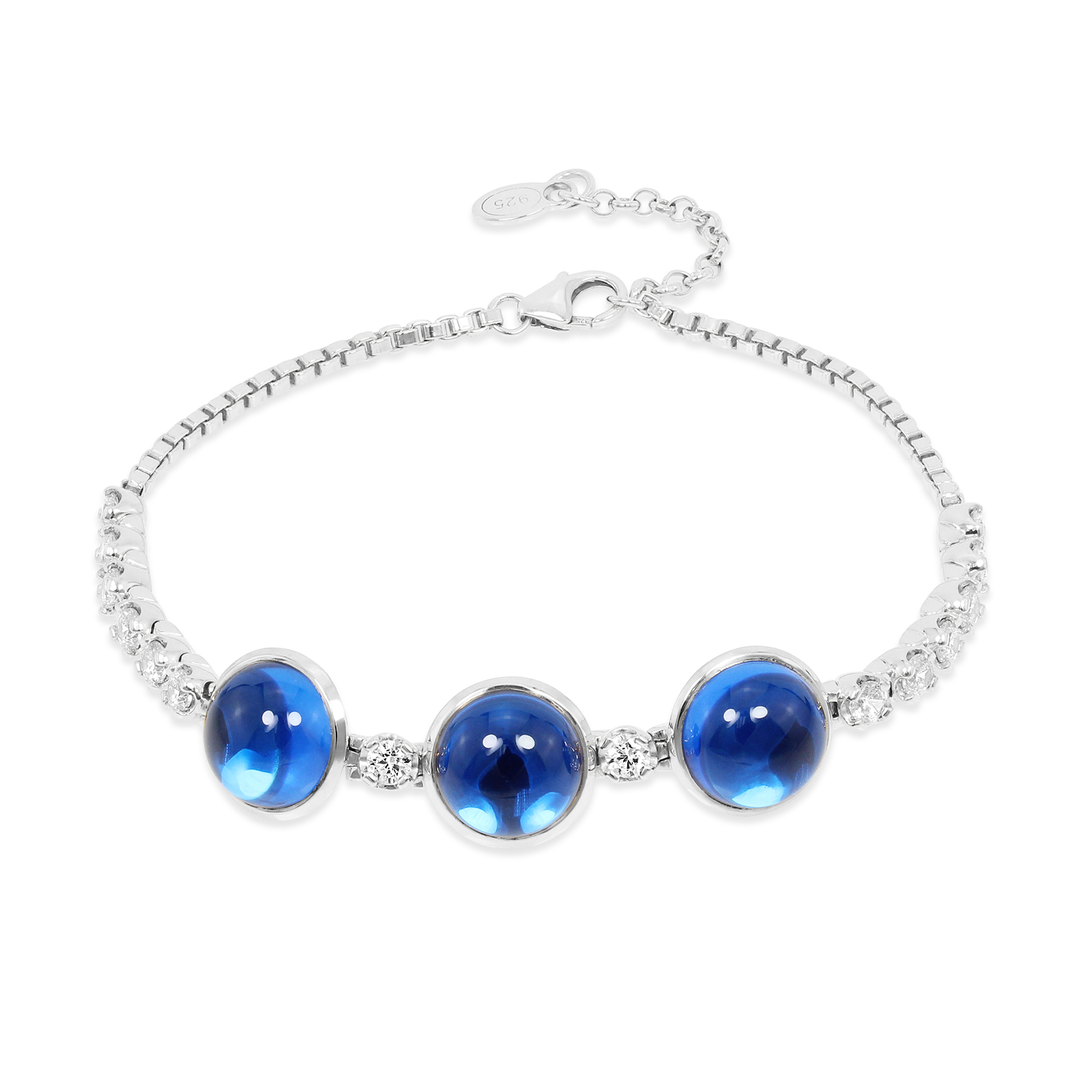 Lory Jewellery Eternity Bracelet B19001 Siamite #122101 Silver 925 สร้อยข้อมือ กำไลข้อมือ เงินแท้ 925 ราคา 5,200 บาท*ส่งฟรี