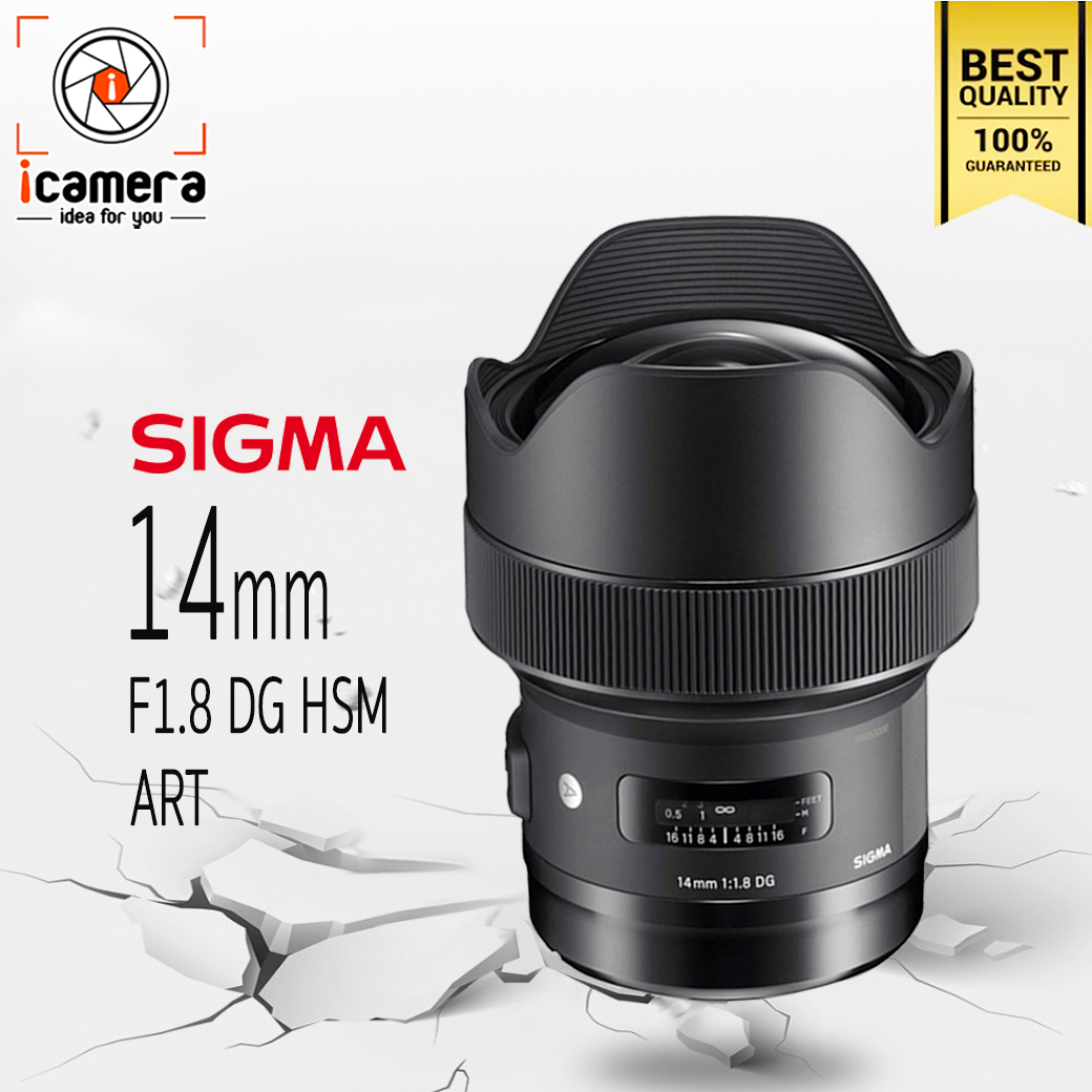Sigma Lens 14 mm. F1.8 DG HSM ( Art ) For DSLR - รับประกันร้าน icamera gadgets 1ปี ราคา 43,850 บาท*ส่งฟรี