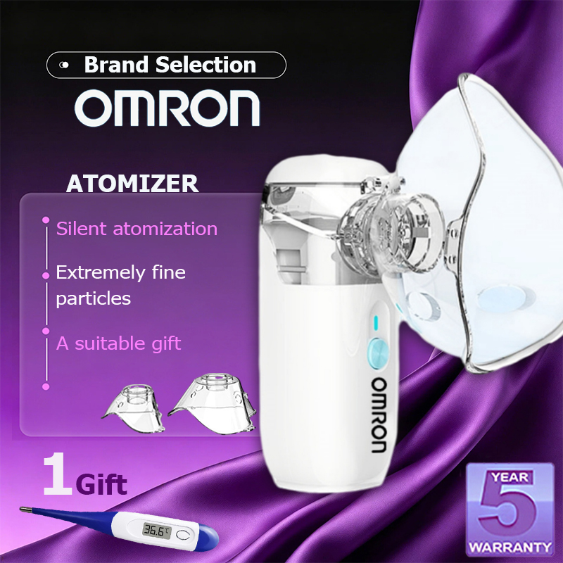 รูปสินค้า Omron Atomizer Omron Portable Alcohol Level Meter: Compact Size, Easy to Use, Allows for Comfortable Breathing. Includes