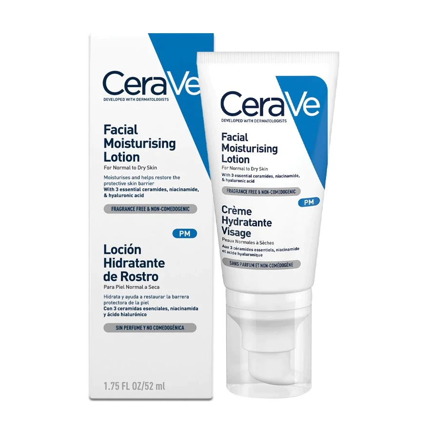 Cerave Facial Moisturizing Lotion Cerave Facial Moisturizing Lotion, Facial Skin Care Lotion for Normal Skin - Dry Skin 52 Ml. ราคา 198 บาท*ส่งฟรี