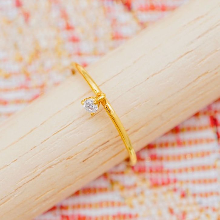 [Pcpy Jewelry] Genuine Diamond Ring 💎 Belgian Cut Diamond, 100% Water, 9K Pure Gold (37.5% Gold Content), Available for Sale, Comes with a Warranty Card [9Kprb307] ราคา 4,390 บาท*ส่งฟรี