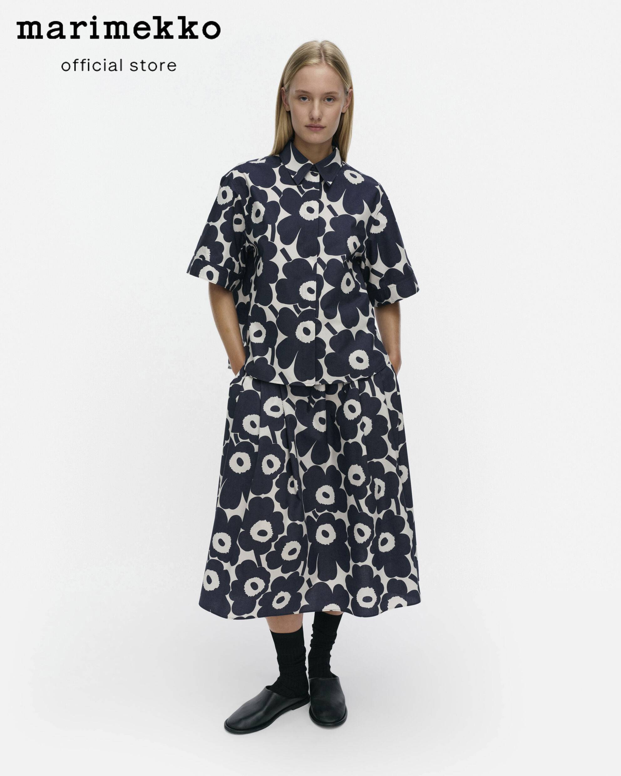 MARIMEKKO AE STANDARDI UNIKKO เสื้อเชิ้ต ราคา 10,137 บาท*ส่งฟรี