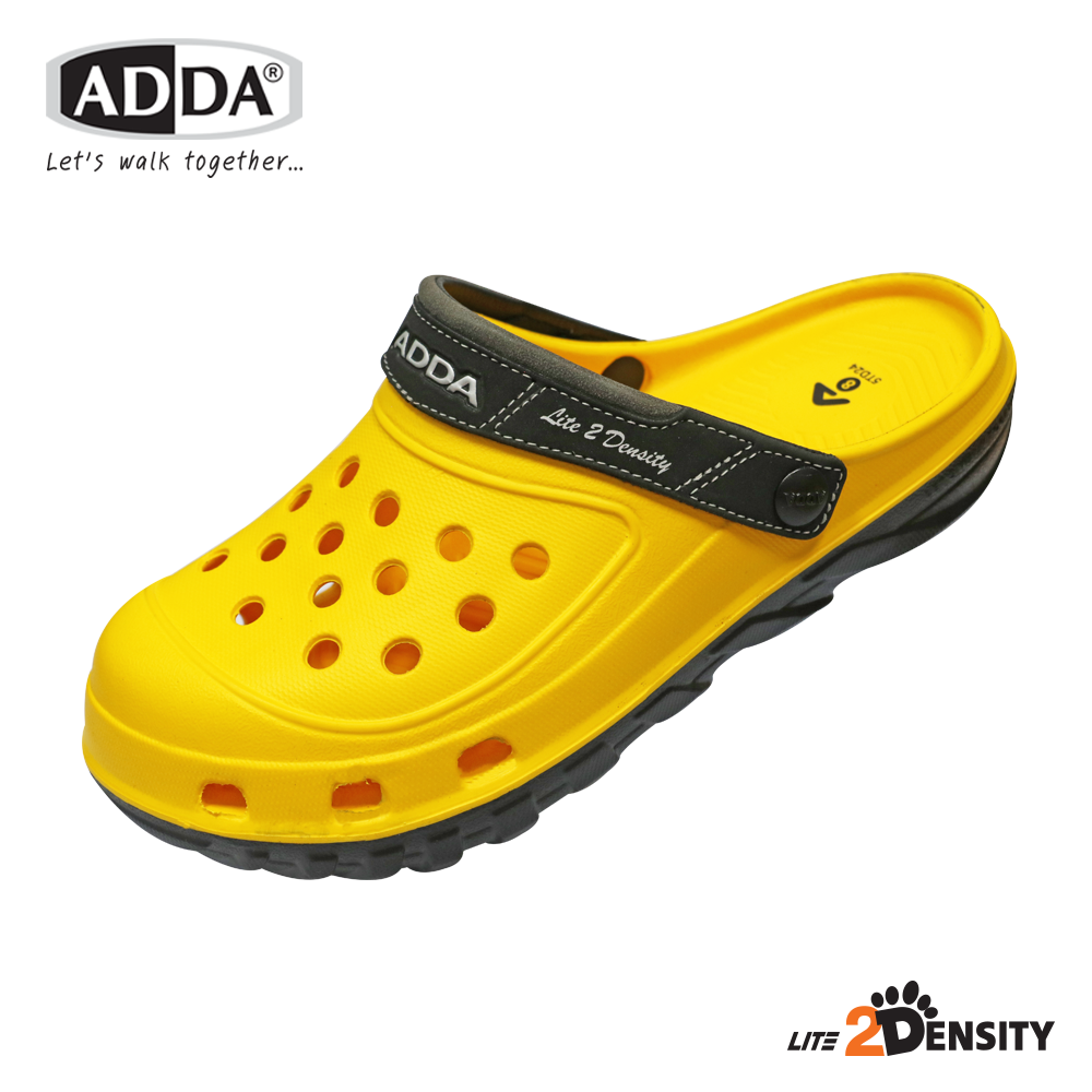 Adda 2Density รองเท้าแตะ รองเท้าลำลอง สำหรับผู้ชาย แบบสวมหัวโต รุ่น 5TD24M1 (ไซส์ 7-11) ราคา 340 บาท*ส่งฟรี
