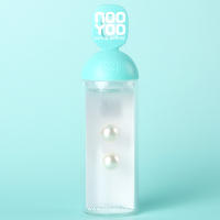 NooYoo ต่างหูสำหรับผิวแพ้ง่าย White Pearl 4/5/6/7/10  mm Gold Plated Surgical Steel