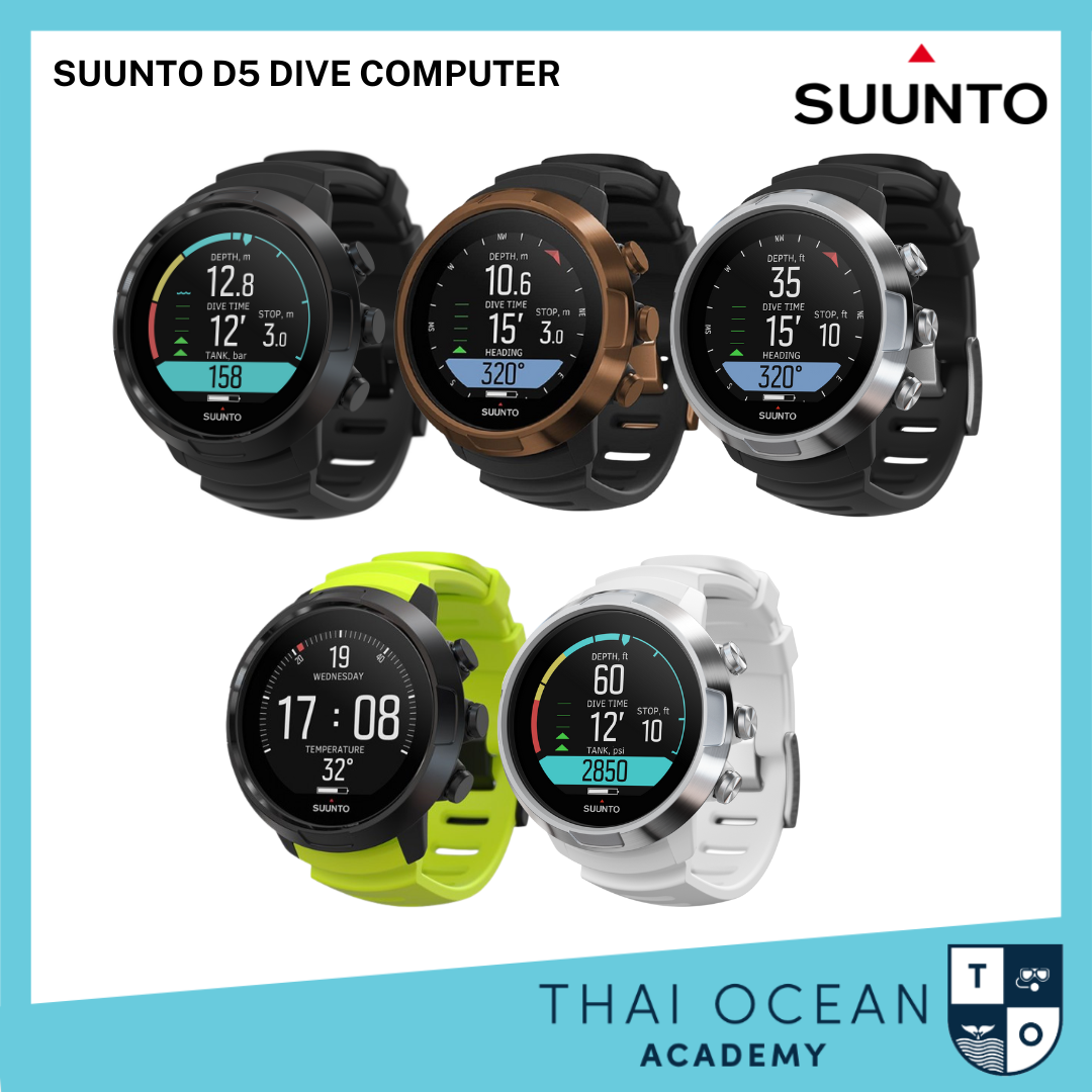 ไดฟ์คอมพิวเตอร์ Suunto D5 Dive Computer ราคา 19,900 บาท*ส่งฟรี
