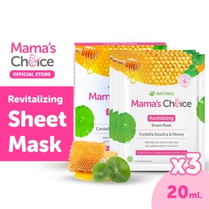 ภาพหน้าปกสินค้าMama’s Choice มาร์คหน้า (x3) ฟื้นฟูผิวหน้า อ่อนโยน จากธรรมชาติ แผ่นมาส์กหน้า - Sheet Mask Revitalizing ซึ่งคุณอาจชอบสินค้านี้