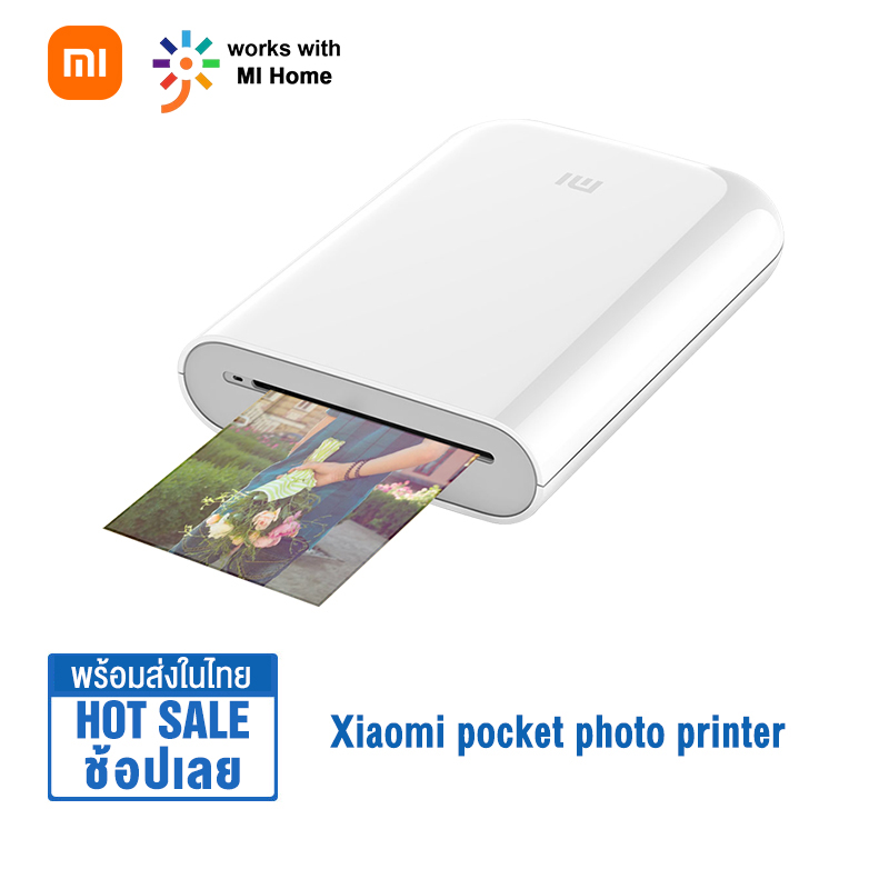 Xiaomi Mi Portable Photo Printer / Mini Photo Printer / Ar Printer/ Portable Photo Printer Portable Printer, Printer, Photo Paper Printer 10Pcs / 50Pcs ราคา 899 บาท*ส่งฟรี