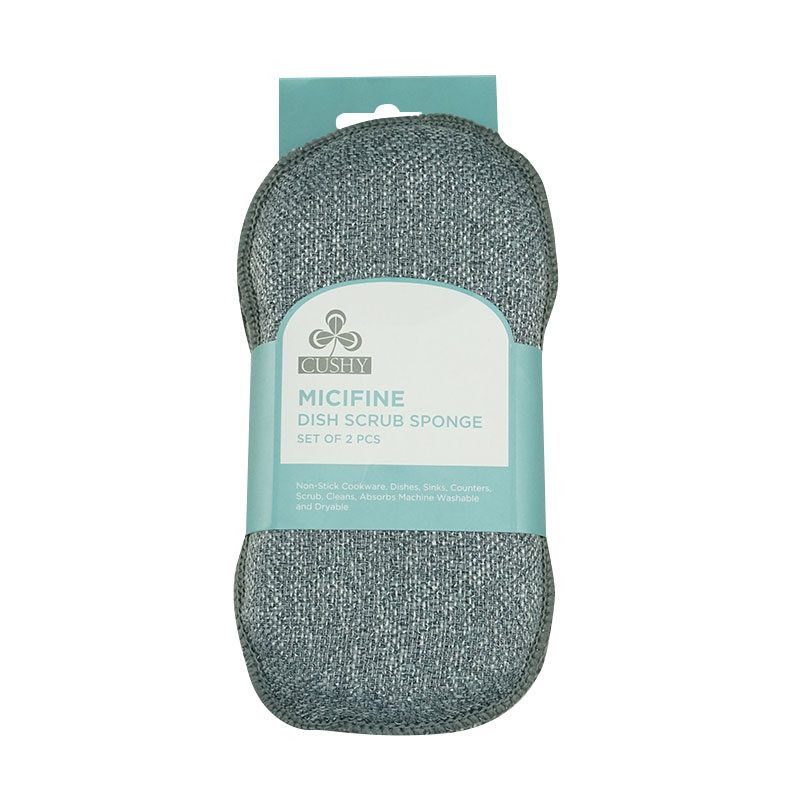 FN CUSHY ฟองน้ำขัด ทำความสะอาดภาชนะ MICIFINE DISH SCRUB SPONGE SET ราคา 58 บาท*ส่งฟรี