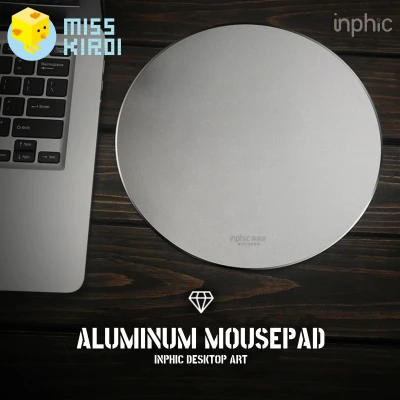 Inphic x Miss Kiroi PD22 แผ่นรองเมาส์ D200mm x 1.5mm. Aluminum Mousepad (1)